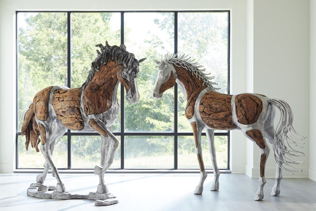 Woodland Mustang Walking Horse Sculpture Sculptures & Statues Phillips Collection