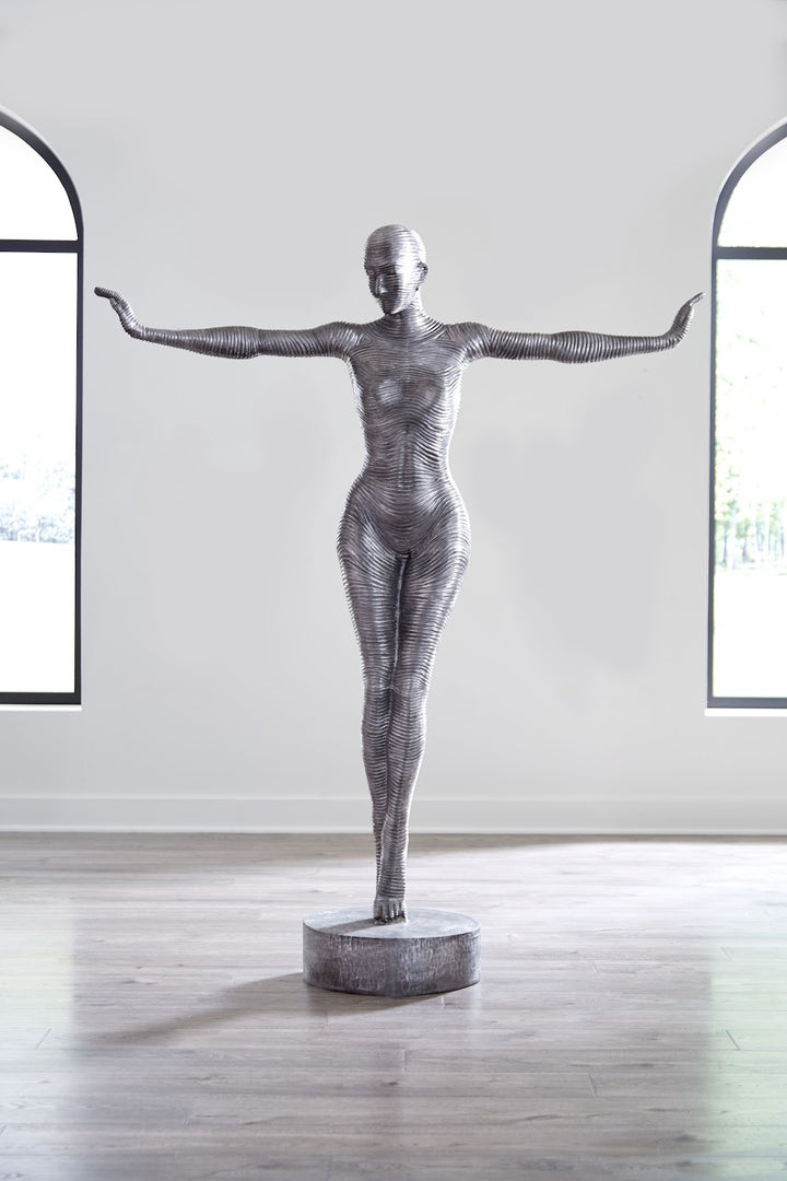 Outstretched Arms Standing Sculpture Aluminum Sculptures & Statues Phillips Collection