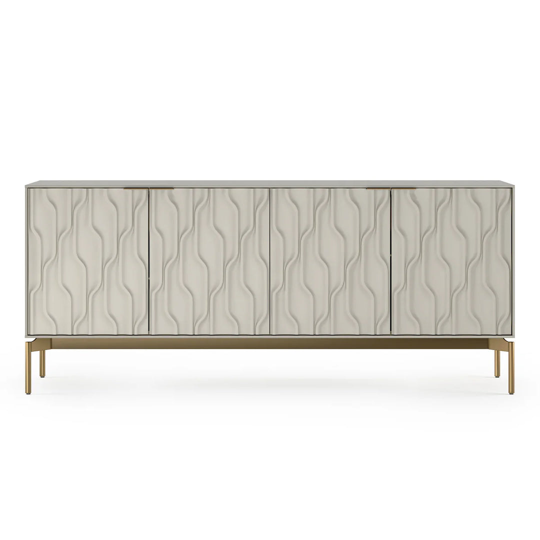 BDI Mesa 7639 4-Door Credenza Media Consoles BDI