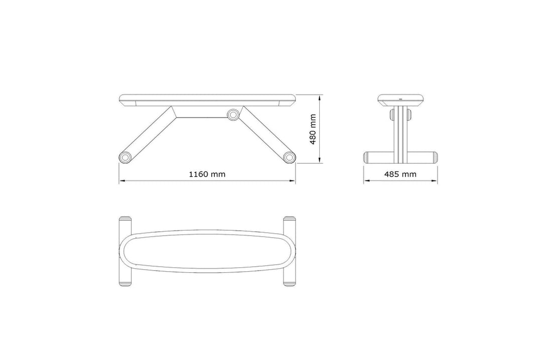 BANKA Basic Exercise Bench Weight Bench PENT Fitness