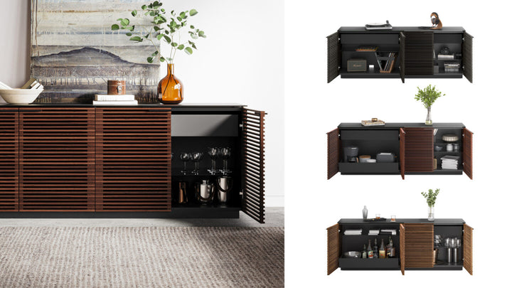 BDI Corridor 8109 4-Door Storage Credenza Media Consoles BDI