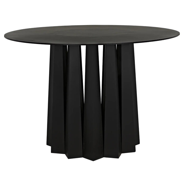 Column Round Dining Table Round Dining Tables Noir