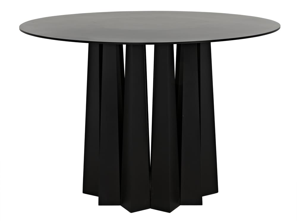 Column Round Dining Table Round Dining Tables Noir