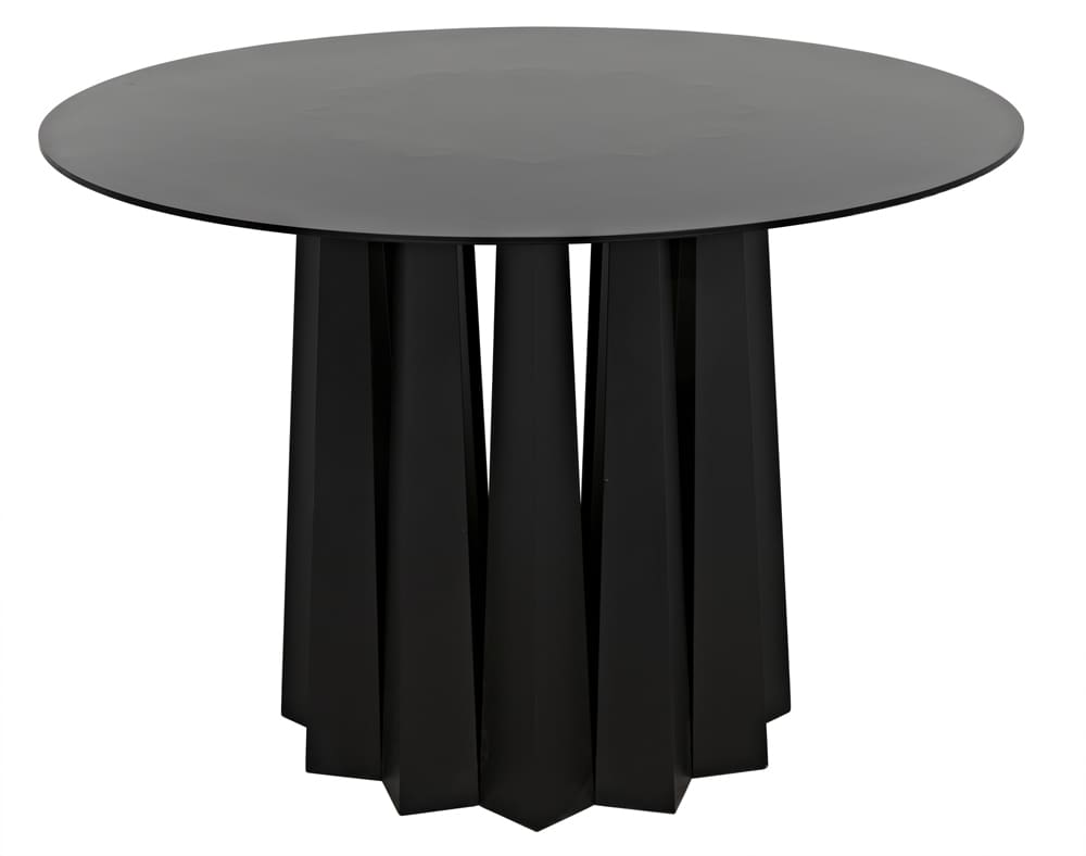 Column Round Dining Table Round Dining Tables Noir