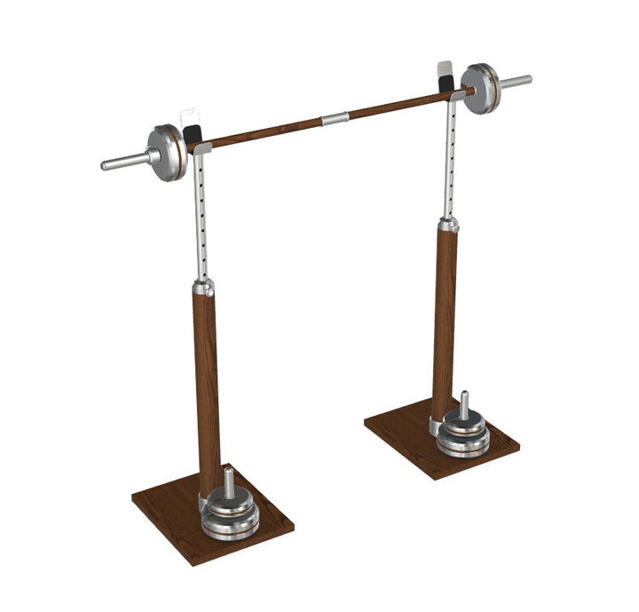 BYSTRA Barbell & Bench Press Rack Set Weight Bench PENT Fitness