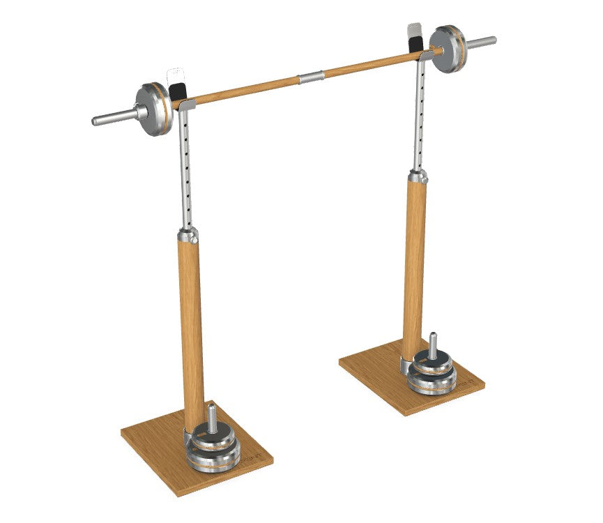 BYSTRA Barbell & Bench Press Rack Set Weight Bench PENT Fitness