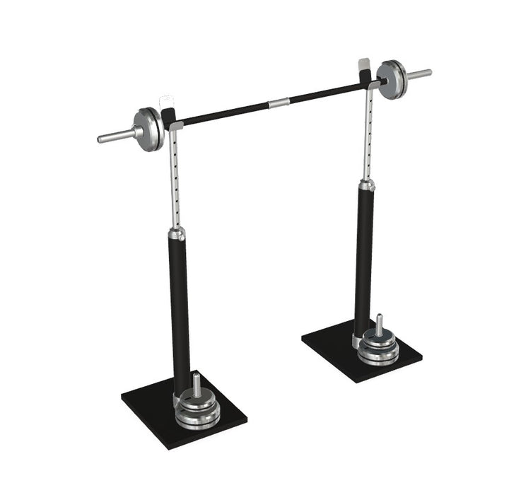 BYSTRA Barbell & Bench Press Rack Set Weight Bench PENT Fitness