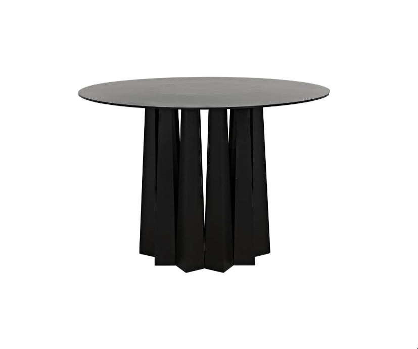 Column Round Dining Table Round Dining Tables Noir