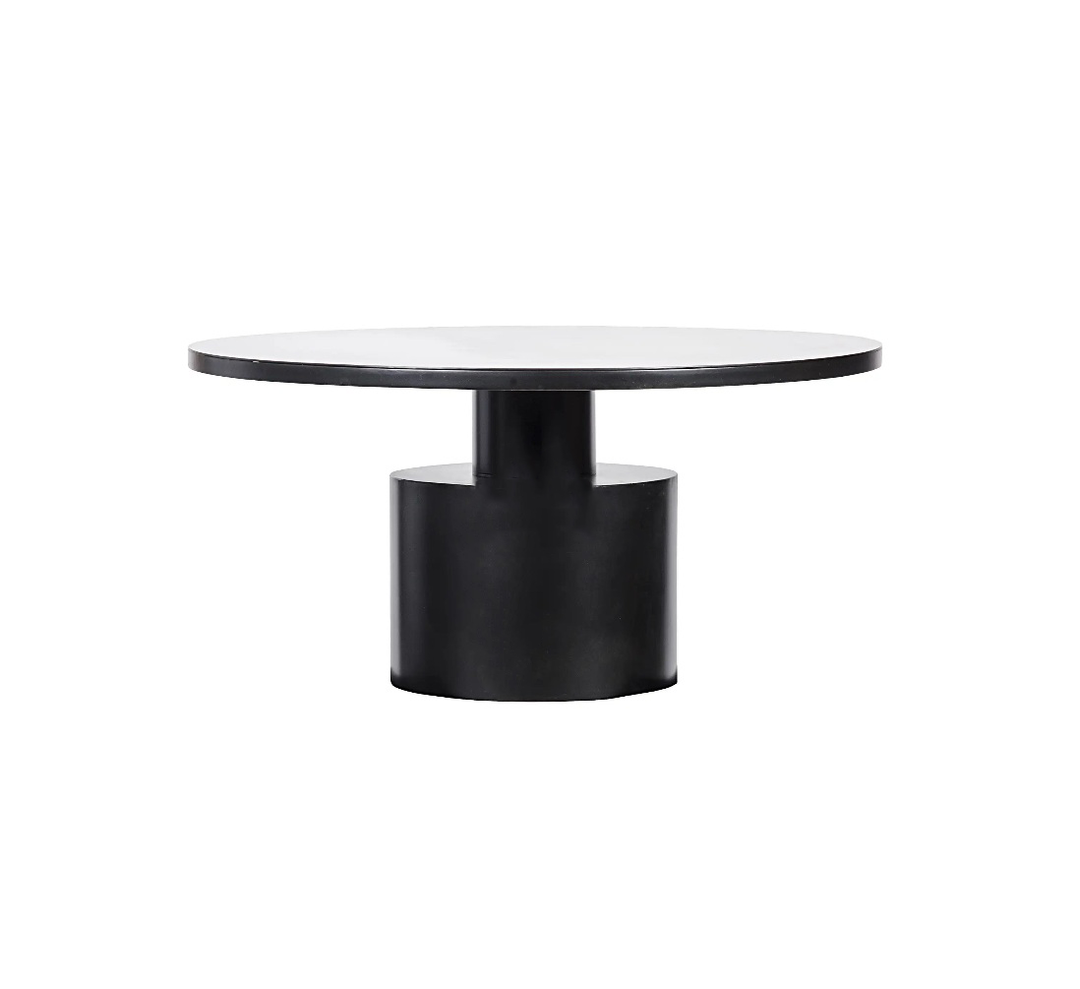 Marlow Round Dining Table Round Dining Tables Noir