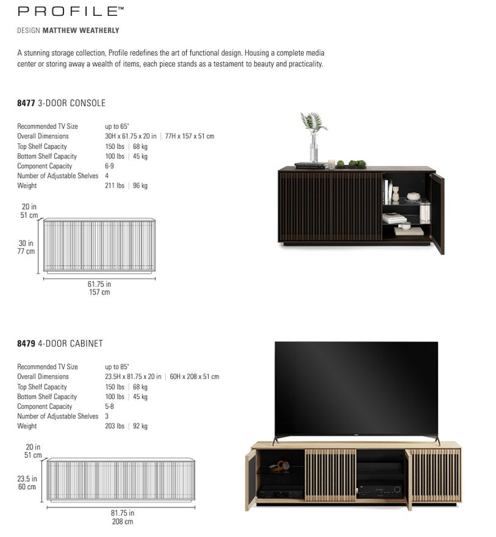 Profile™ 8479 Media Console Media Consoles BDI