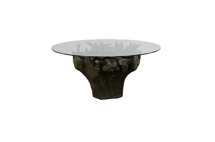 Cast Root Round Dining Table , Bronze Round Dining Tables Phillips Collection