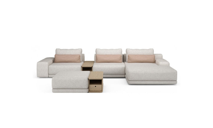 Milton Modular Sofa Config 4 Sectionals Huppe