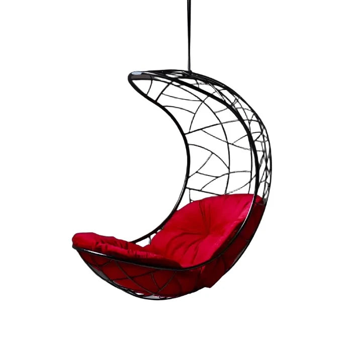 Lucky Bean Hanging Swing Chair in Black By Studio Sterling Hanging Chairs Studio Sterling