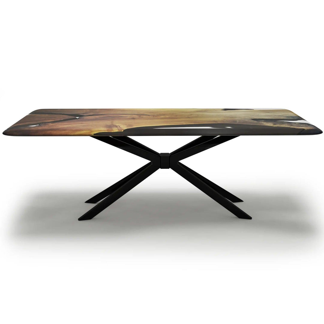 Alcantara Black Walnut Dining Table Dining Table Arditi Collection