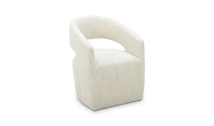 BARROW PERFORMANCE FABRIC ROLLING DINING CHAIR Dining Chairs Moes Home