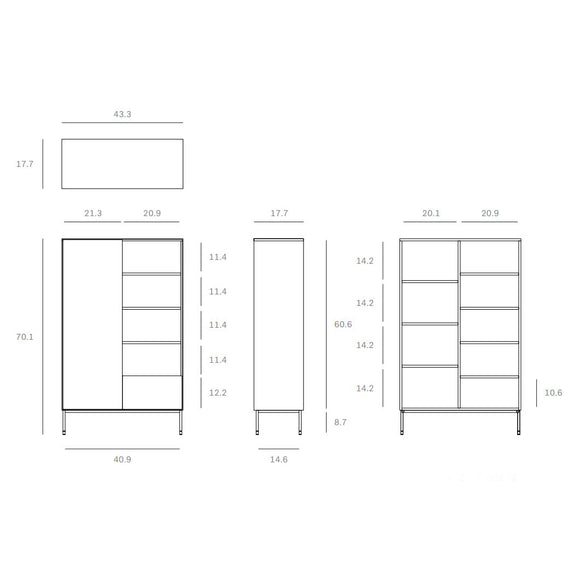 Blackbird Storage Cupboard Storage Cabinets Ethnicraft