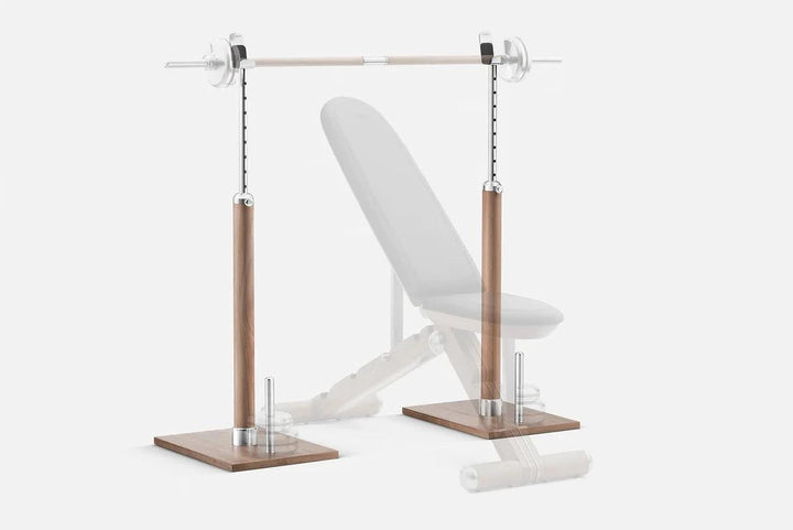 BYSTRA Barbell & Bench Press Rack Set Weight Bench PENT Fitness