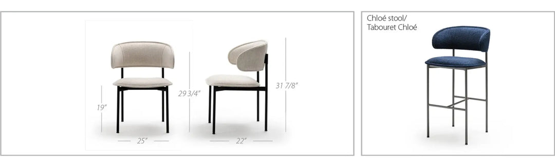 Chloé Chair Dining Chairs Trica