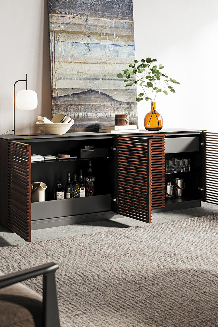 BDI Corridor 8109 4-Door Storage Credenza Media Consoles BDI