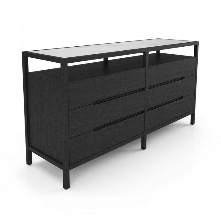 Edgar 6-Drawer Dresser Floating Top Dressers Huppe