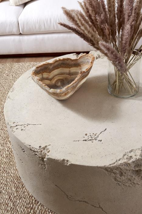 Formation Coffee Table, Roman Stone Coffee Tables Phillips Collection