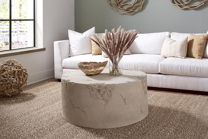 Formation Coffee Table, Roman Stone Coffee Tables Phillips Collection