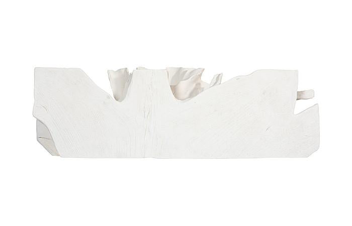 Contour Cast Root Console, White Stone Consoles Phillips Collection