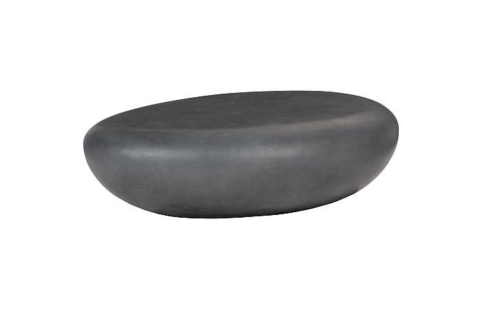 River Stone Coffee Table Large, Charcoal Stone Coffee Tables Phillips Collection