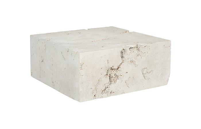 Formation Coffee Table, Square, Roman Stone Coffee Tables Phillips Collection