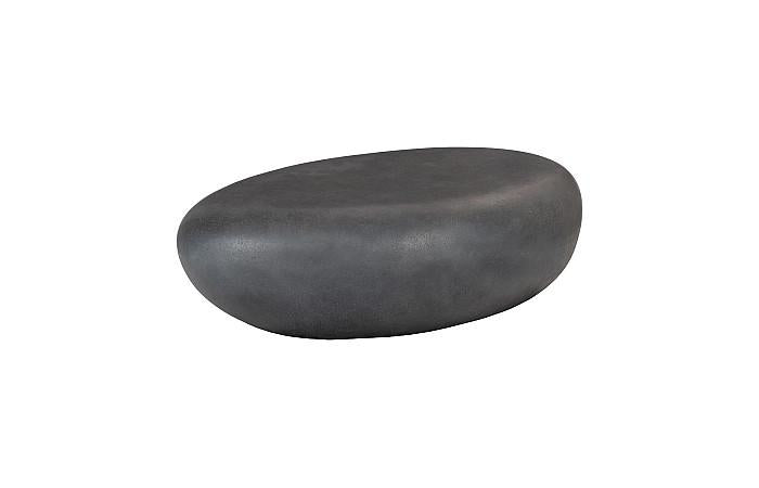 River Stone Coffee Table Small, Charcoal Stone Coffee Tables Phillips Collection