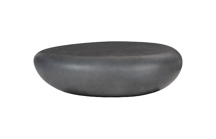 River Stone Coffee Table Large, Charcoal Stone Coffee Tables Phillips Collection