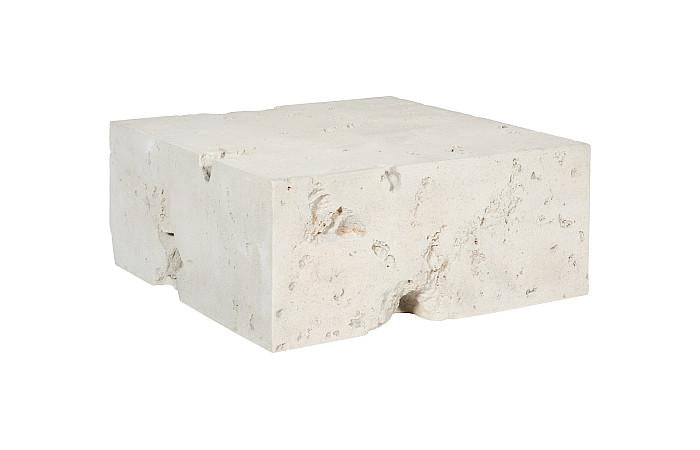 Formation Coffee Table, Square, Roman Stone Coffee Tables Phillips Collection