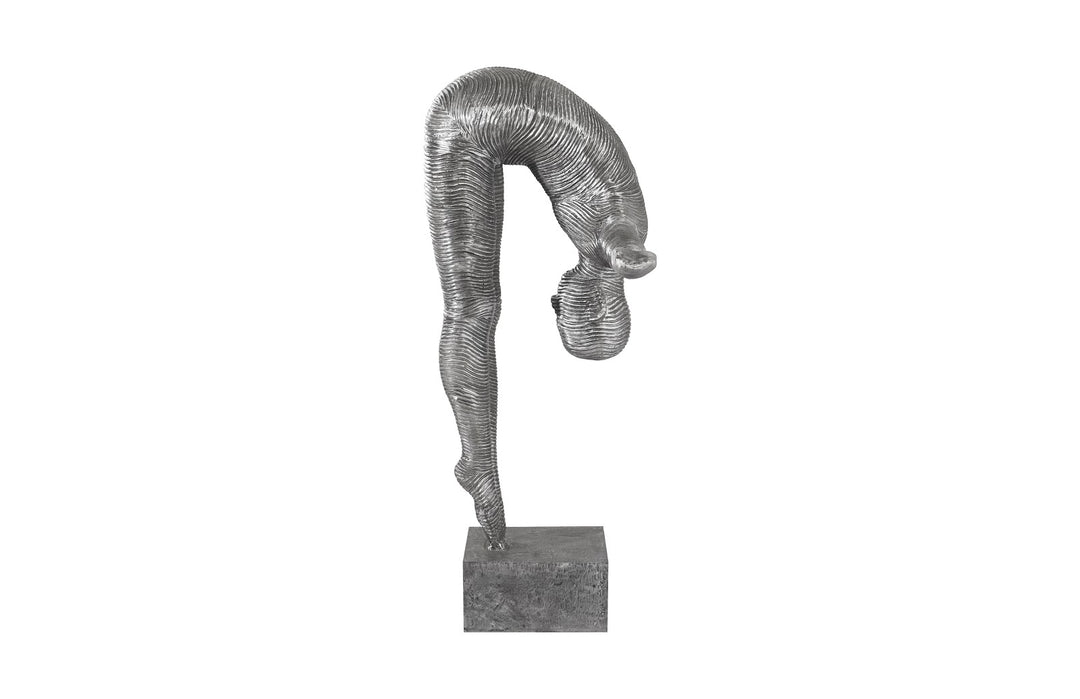 Diving Sculpture Aluminum, Large Sculptures & Statues Phillips Collection