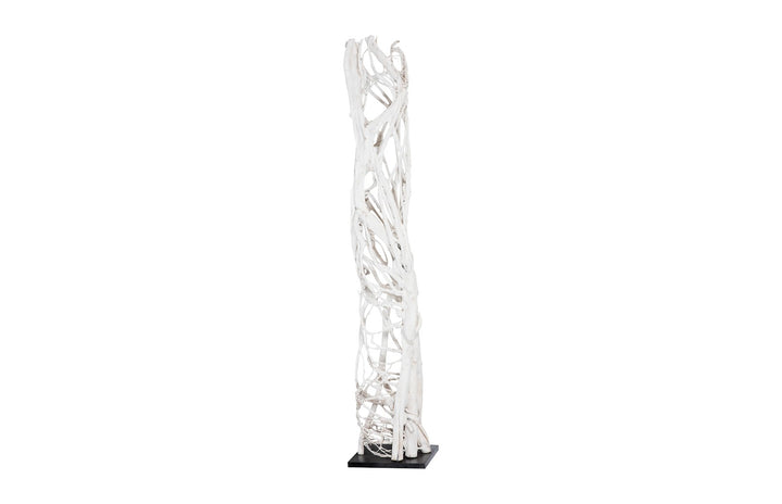 Entwined Sculpture on Base Bleached - ID111574 Sculptures & Statues Phillips Collection