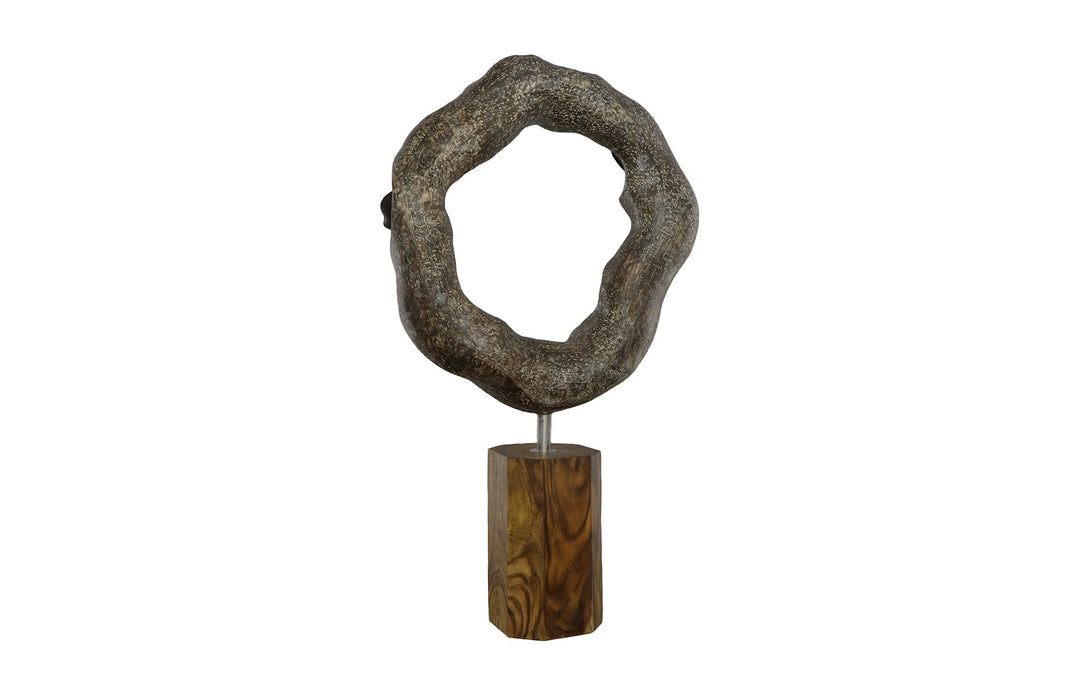 Metallurgy Wood Sculpture, Stainless Steel Natural Sculptures & Statues Phillips Collection