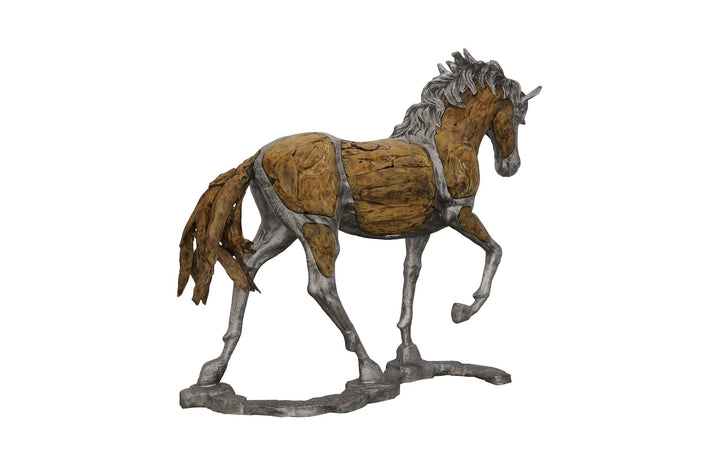 Woodland Mustang Walking Horse Sculpture Sculptures & Statues Phillips Collection