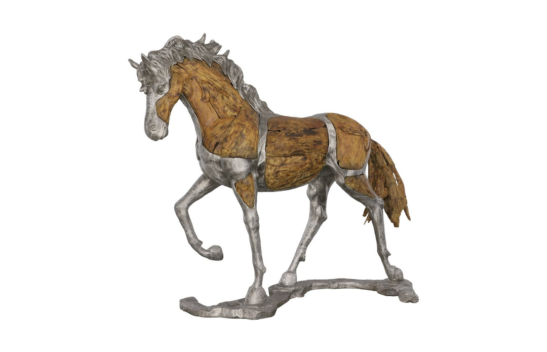 Woodland Mustang Walking Horse Sculpture Sculptures & Statues Phillips Collection