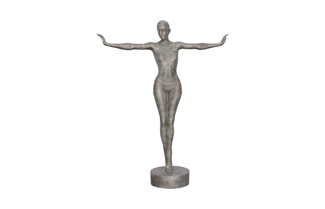 Outstretched Arms Standing Sculpture Aluminum Sculptures & Statues Phillips Collection