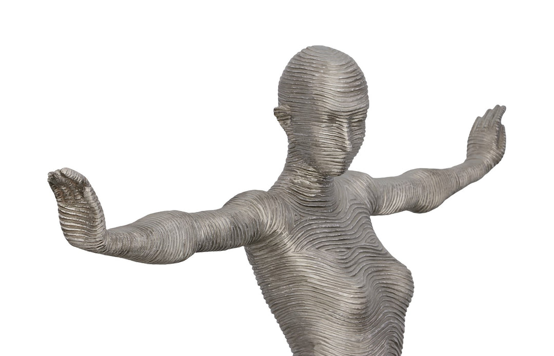 Outstretched Arms Standing Sculpture Aluminum Sculptures & Statues Phillips Collection