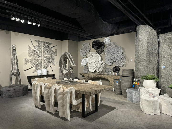 Cast Colossal Splinter Stone Sculpture, Gray Sculptures & Statues Phillips Collection