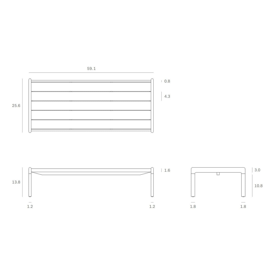 Jack outdoor coffee table by Ethnicraft Outdoor Coffee Tables Ethnicraft