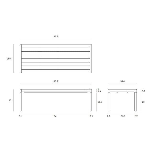 Jack Outdoor Dining Table Outdoor Dining Table Ethnicraft