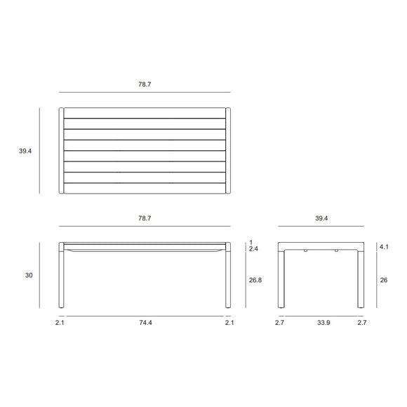 Jack Outdoor Dining Table Outdoor Dining Table Ethnicraft