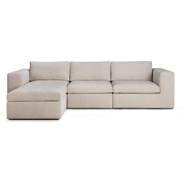 Mellow 3 Seater Sofa With Ottoman Sectionals Ethnicraft