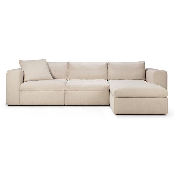 Mellow 3 Seater Sofa With Ottoman By Ethnicraft Sectionals Ethnicraft