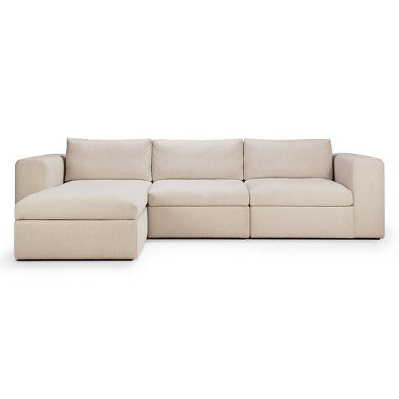 Mellow 3 Seater Sofa With Ottoman Sectionals Ethnicraft