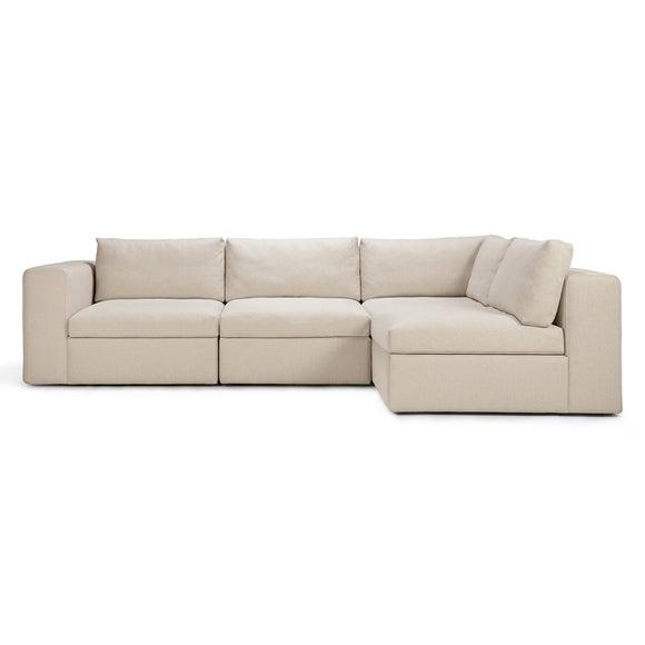 Mellow 4-Piece Modular Sectional by Ethnicraft Sectionals Ethnicraft