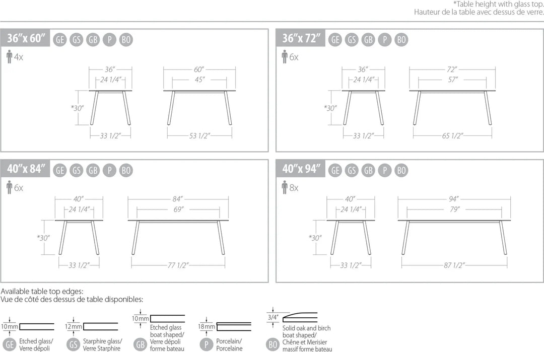 Melody Dining Table Dining Tables Trica