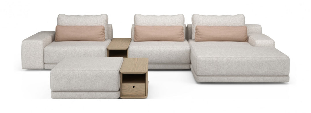 Milton Modular Sofa Config 4 Sectionals Huppe