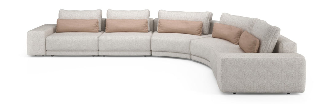 Milton Modular Sofa Config 5 Sectionals Huppe